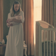 Serena Joy (Yvonne Strahovski) struggles to soothe Holly, now named Nicole.